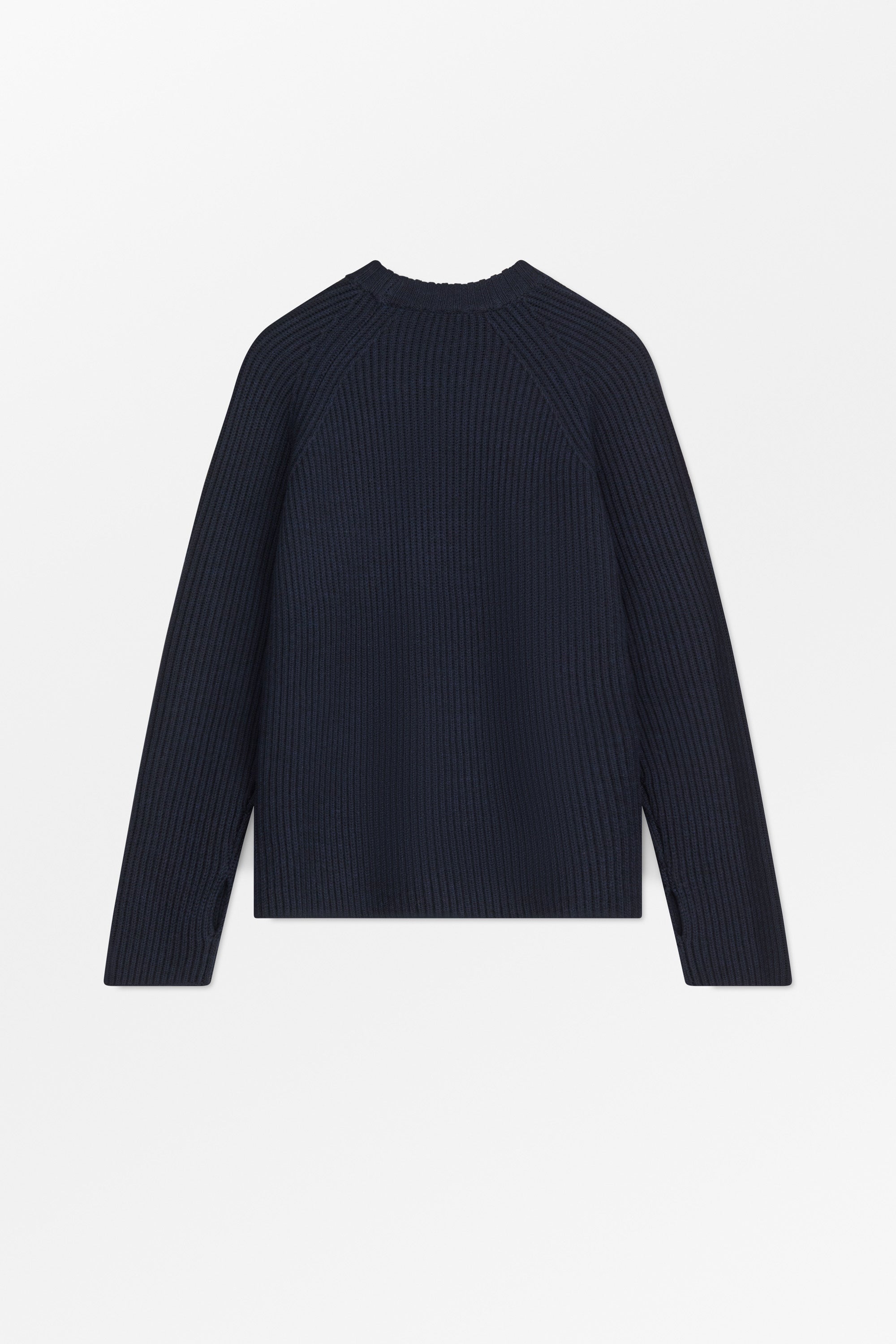 Mark Kenly Domino Tan Kaleb Merino Sweater DARK NAVY