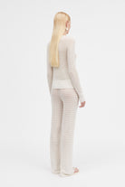 Mark Kenly Domino Tan Kessy Merino Sweater STONE
