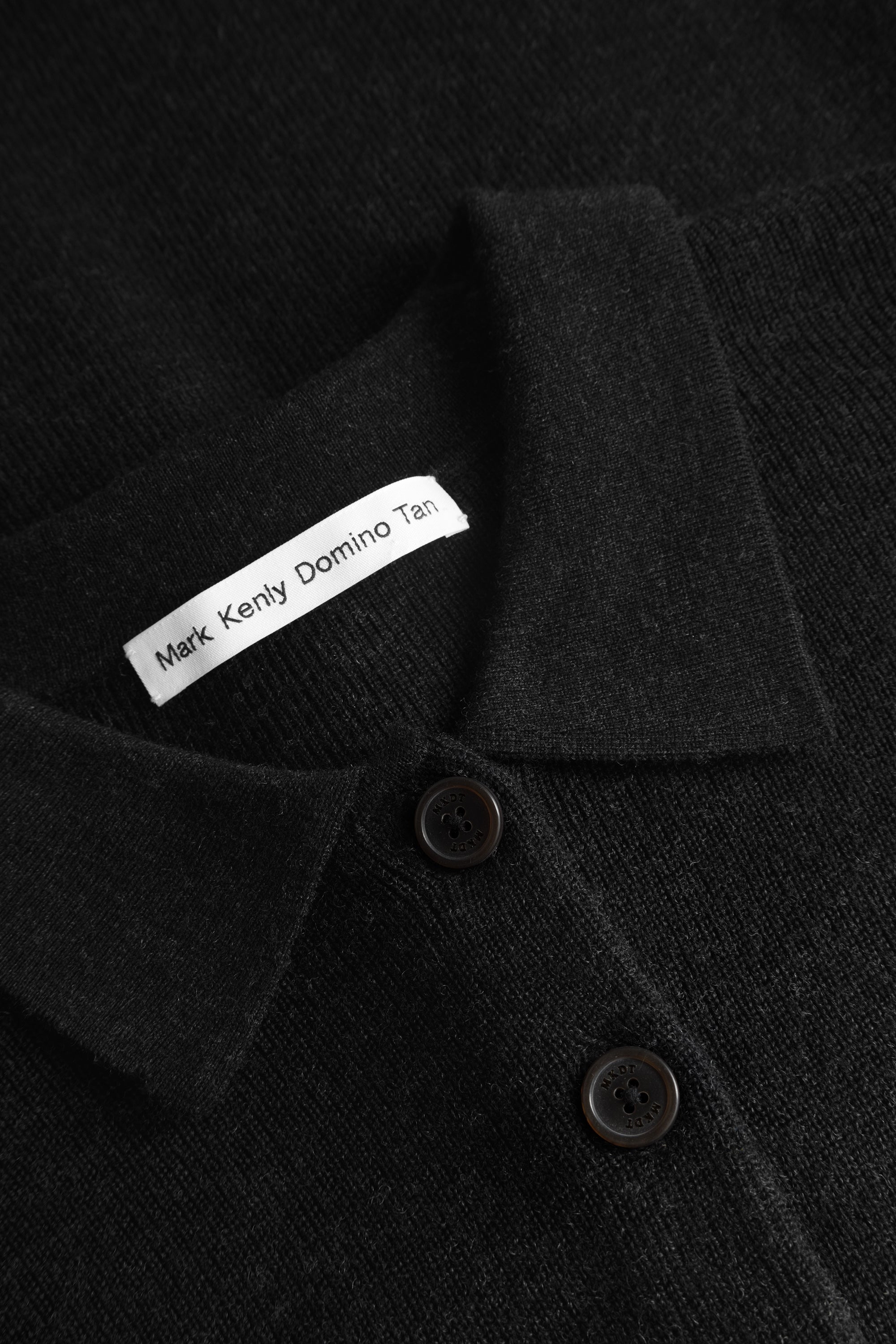 Mark Kenly Domino Tan Korine Merino Sweater BLACK