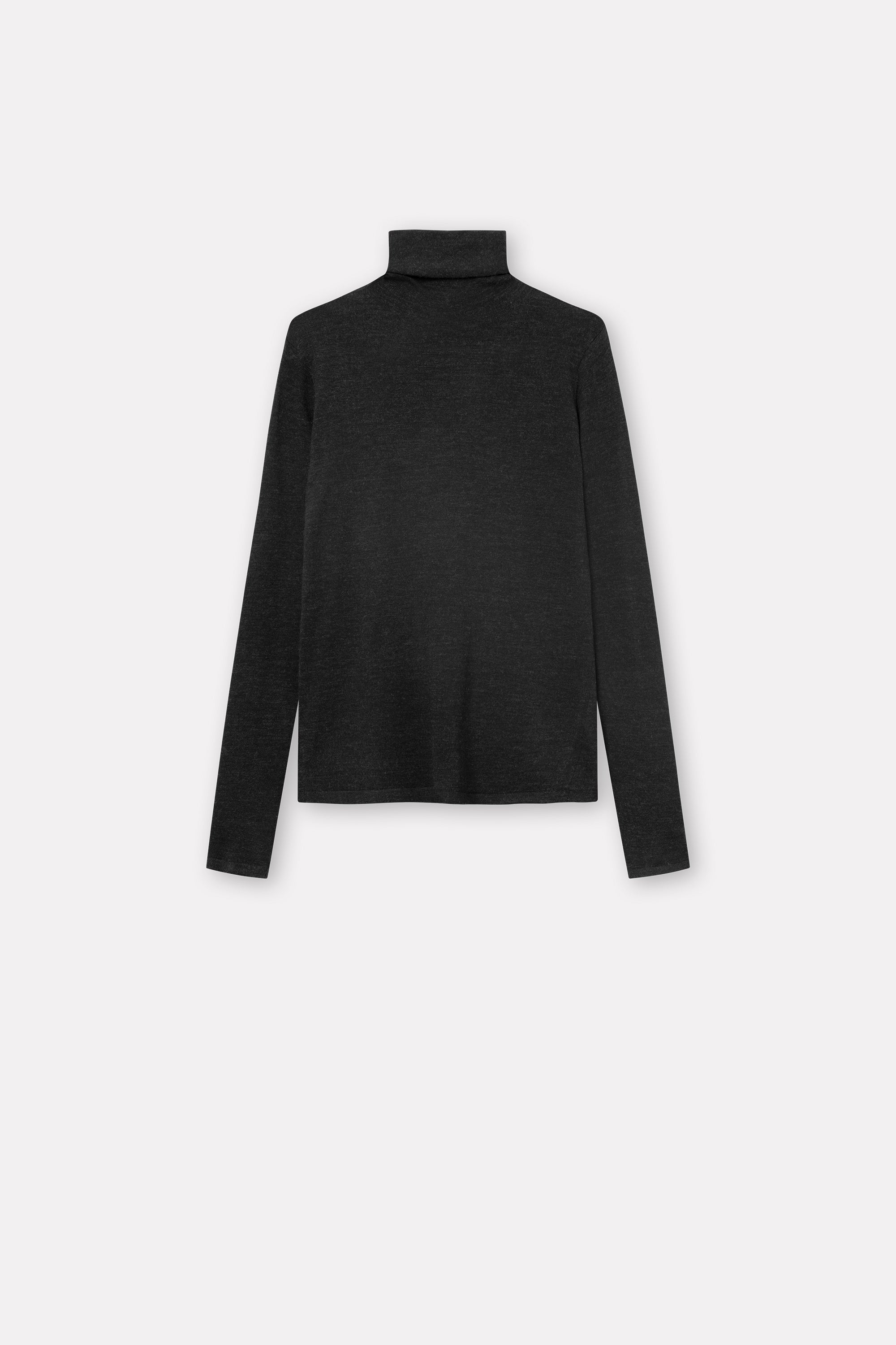 Mark Kenly Domino Tan Korinella Merino Sweater BLACK MELANGE
