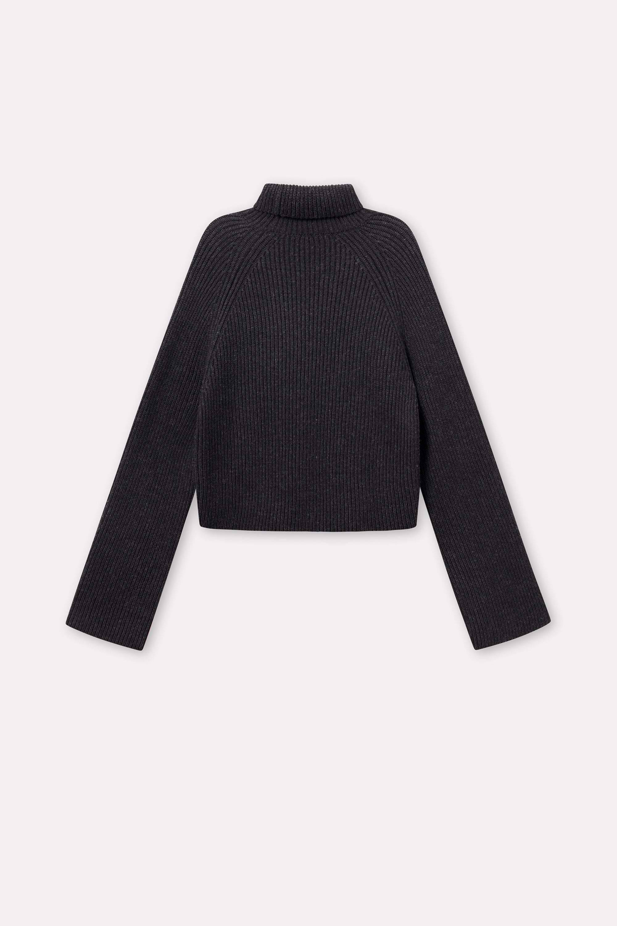 Mark Kenly Domino Tan Kornelle Chunky Merino Sweater DARK GREY