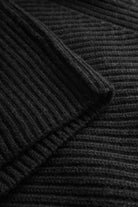 MKDT Studio Kornelle Medium Chunky Merino Sweater BLACK MELANGE