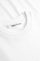 MKDT Studio LORIA HEAVY JERSEY COTTON T-Shirts WHITE