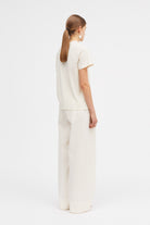 Mark Kenly Domino Tan Laia-monogram Cotton Jersey T-Shirts SAND