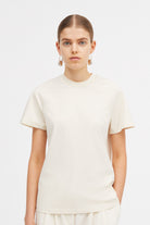 Mark Kenly Domino Tan Laia-monogram Cotton Jersey T-Shirts SAND