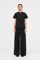 MKDT Studio Laia Jersey T-Shirts BLACK