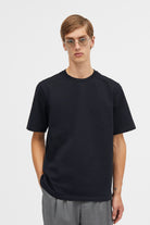 MKDT Studio Leo Heavy Cotton Jersey T-Shirts MIDNIGHT BLUE