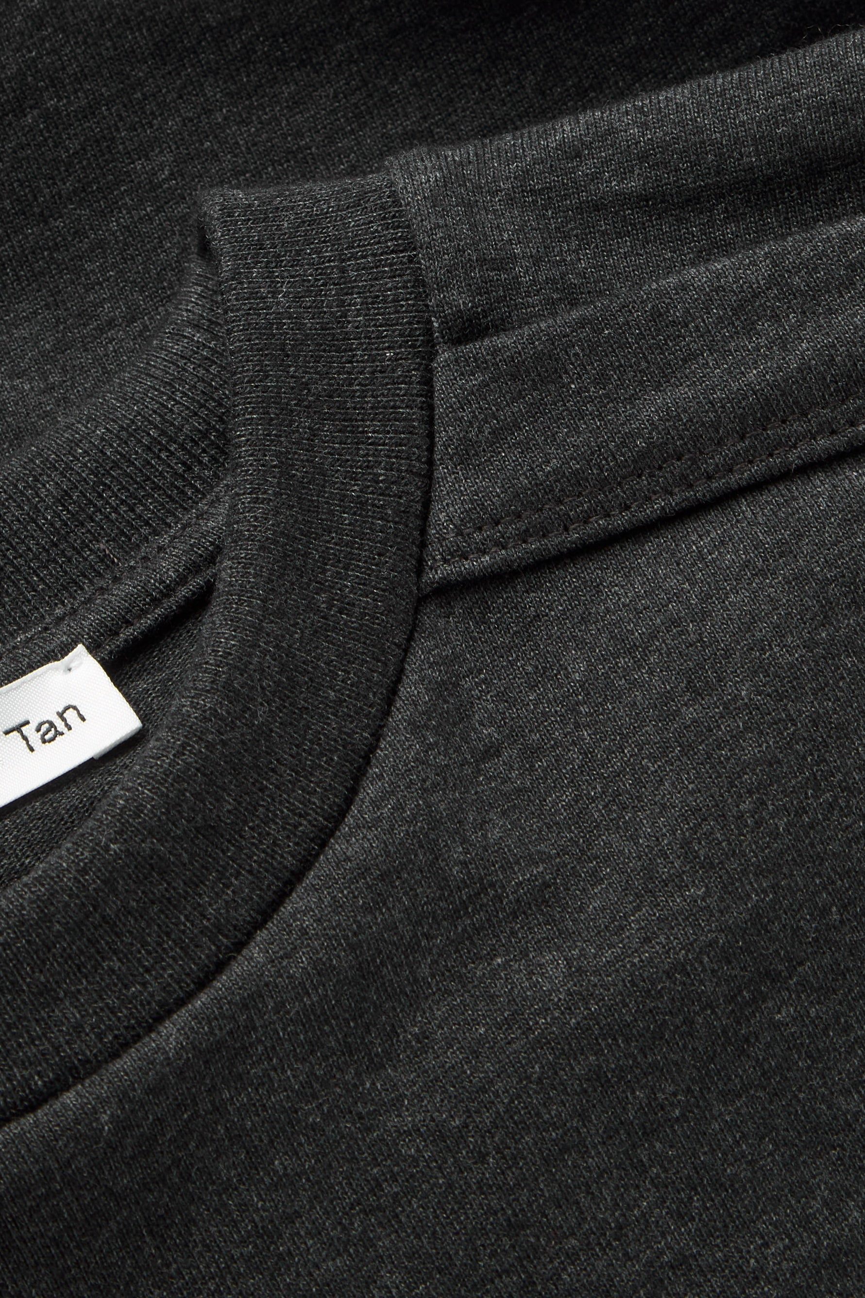 Mark Kenly Domino Tan Leoni Heavy Cotton Jersey T-Shirts DARK GREY MELANGE