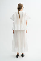 MKDT Studio NANNEL COTTON POPLIN Skirts WHITE