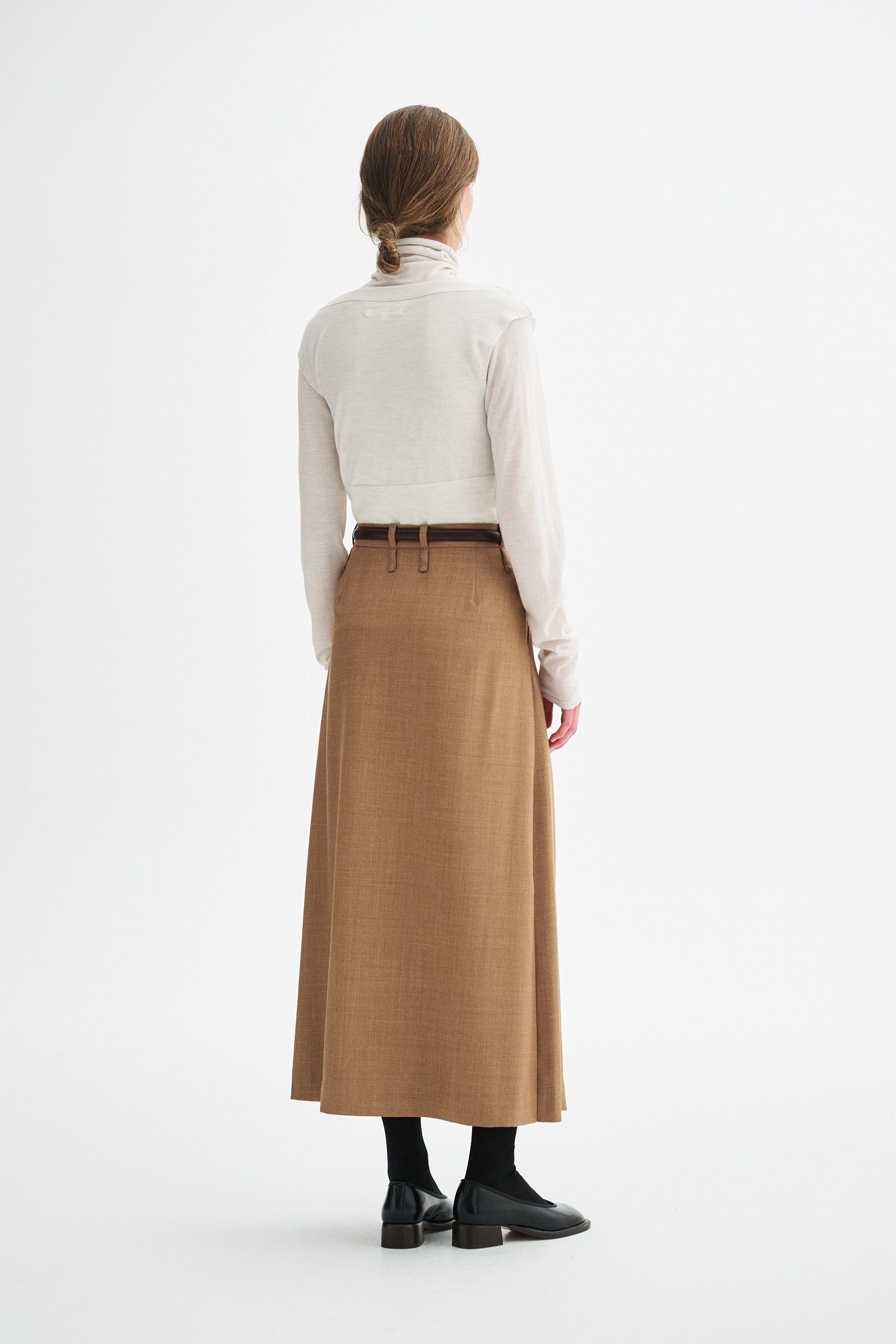 MKDT Studio NISHA TRANSEASONAL WOOL Skirts PRALINE
