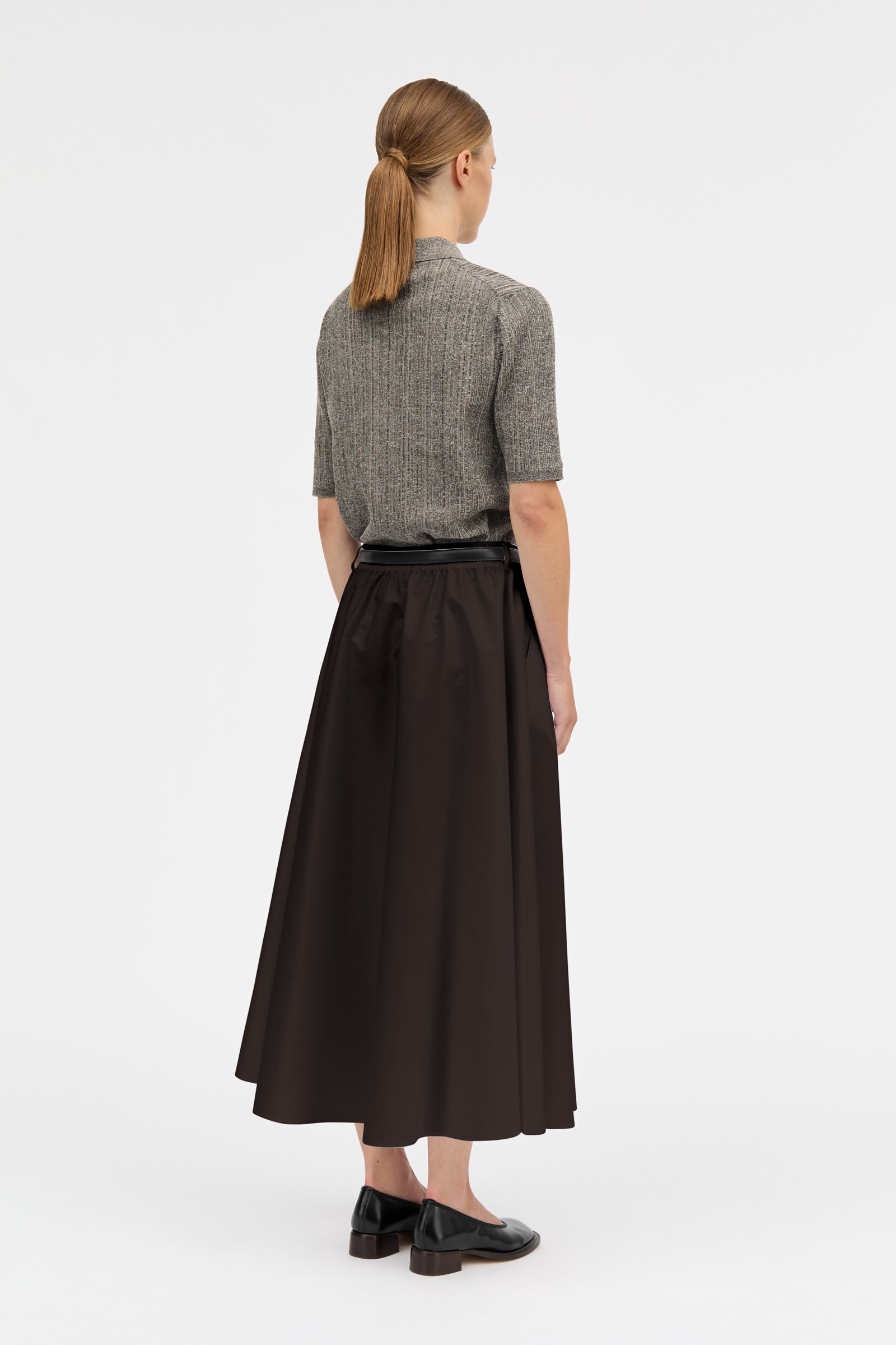 MKDT Studio NOVO MKDT SIGNATUREPOPLIN Skirts AFTER DARK