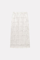 MKDT Studio NURI-ATELIER LINEN SILK BLEND Skirts LIGHT GREY