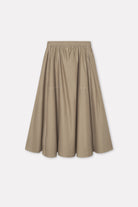 Mark Kenly Domino Tan Nanda Sheer Cotton Skirts KHAKI