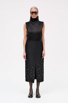 MKDT Studio Naomy-atelier Silk Tech Skirts BLACK