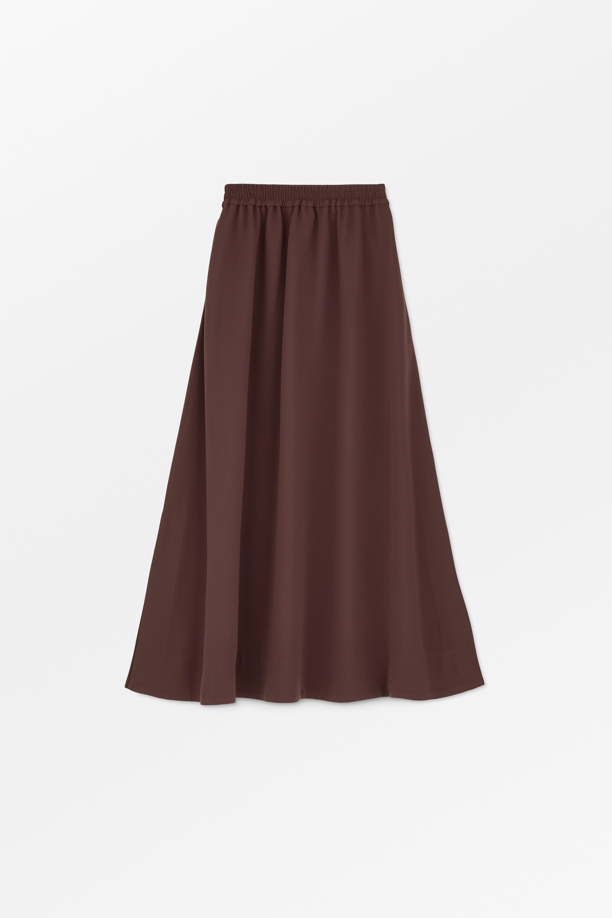 MKDT Studio Nasha Crepe Georgette Skirts BURGUNDY