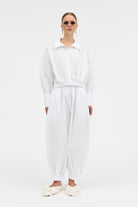 MKDT Studio PAILY MKDT SIGNATUREPOPLIN Pants WHITE