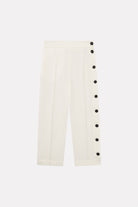 MKDT Studio PANNE CREPE GEORGETTE Pants IVORY