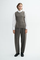MKDT Studio PAVOT TRANSEASONAL WOOL Pants MINK