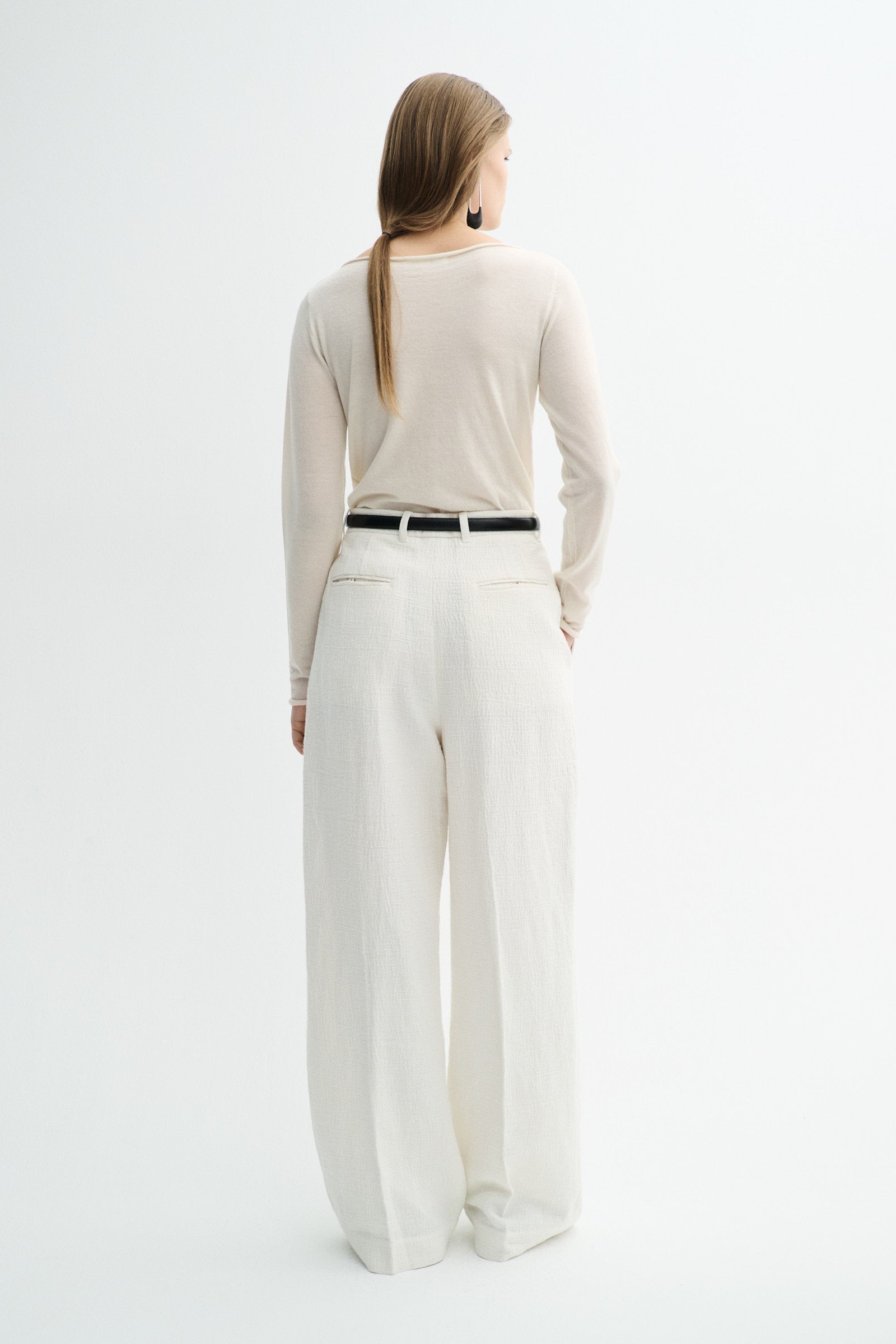 MKDT Studio PEMMA IVORY WAVE Pants IVORY