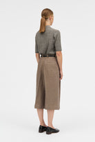 MKDT Studio PENNIE LINEN HEMP Shorts WOOD