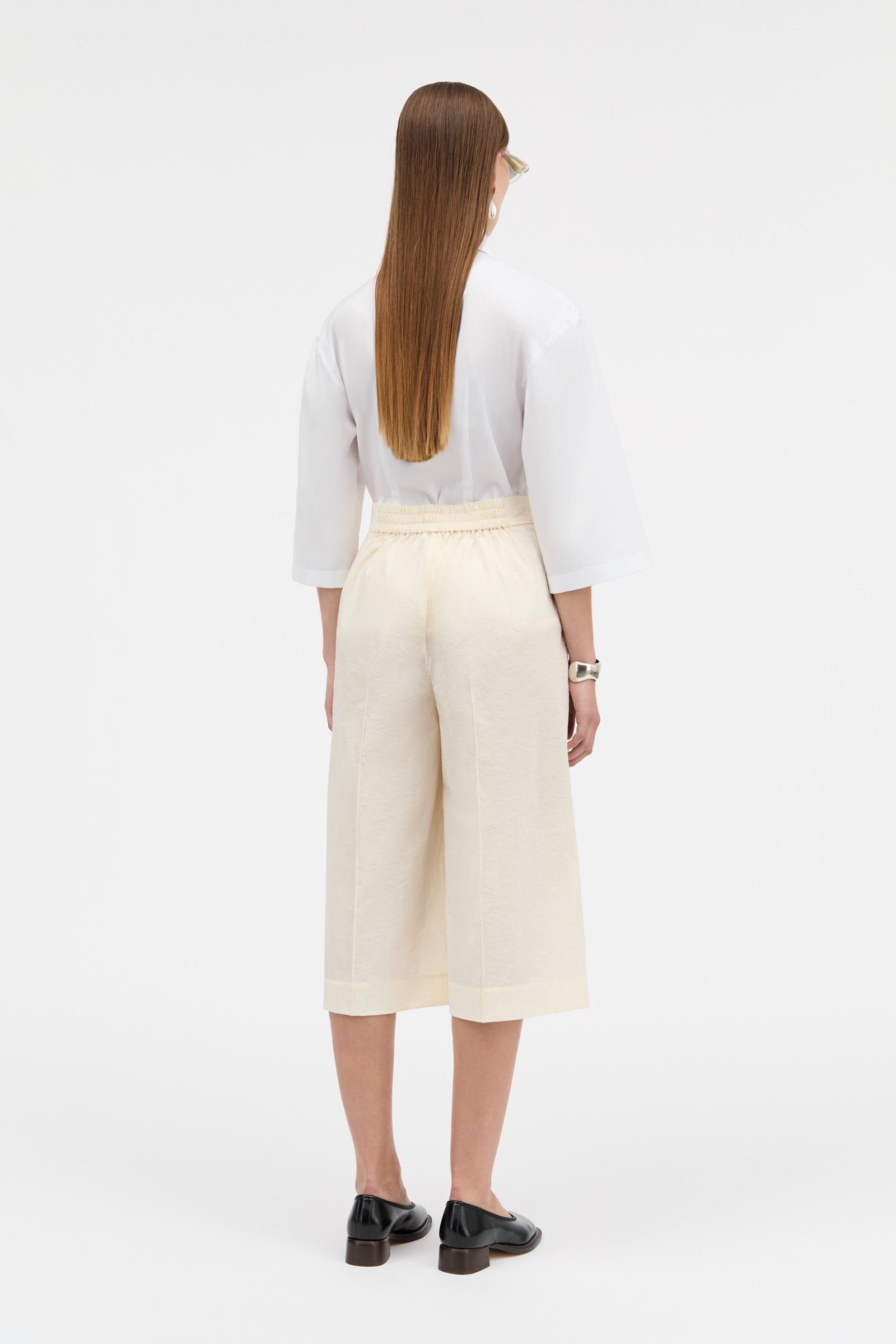 MKDT Studio PETRITA CRISP TECH Pants ECRU
