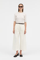 MKDT Studio PIVELLA WHITE DENIM Pants IVORY