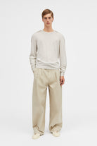 Mark Kenly Domino Tan Per Half Panama Pants STONE