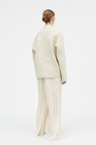 Mark Kenly Domino Tan Pinola-atelier Pleated Cotton Tech Pants BABYS BREATH