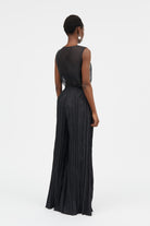 Mark Kenly Domino Tan Pinola-atelier Pleated Cotton Tech Pants BLACK