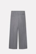 Mark Kenly Domino Tan Priska Light Wool Pants GREY MELANGE