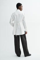 MKDT Studio SEBASTIANA COTTON POPLIN Shirts WHITE