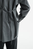 MKDT Studio SEBASTIANA COTTON POPLIN Shirts GREY MELANGE