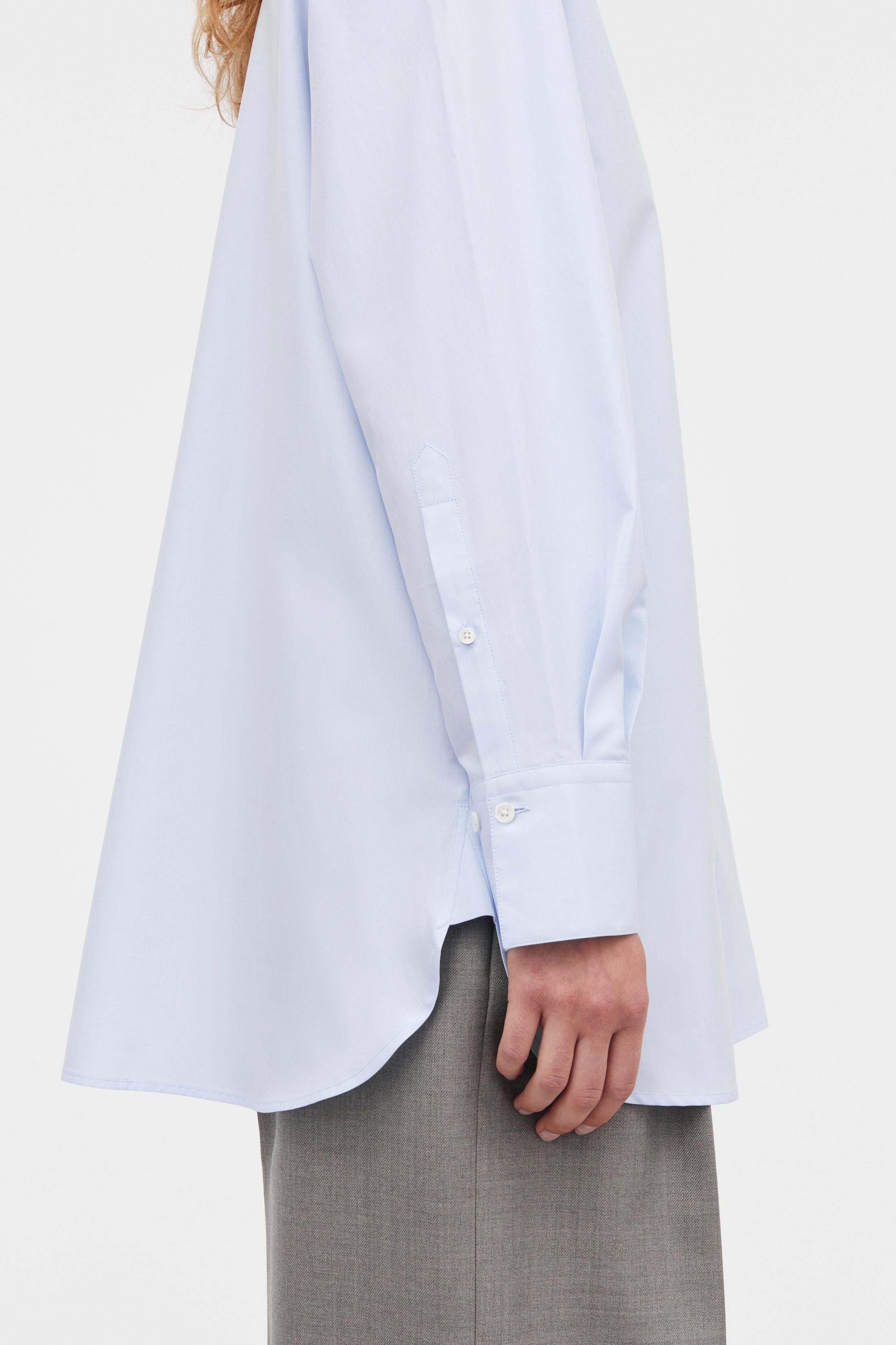MKDT Studio Sevasti Poplin Shirts LIGHT BLUE