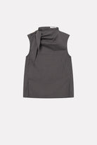 MKDT Studio TASH CHECK POPLIN Shirts CHARCOAL CHECK