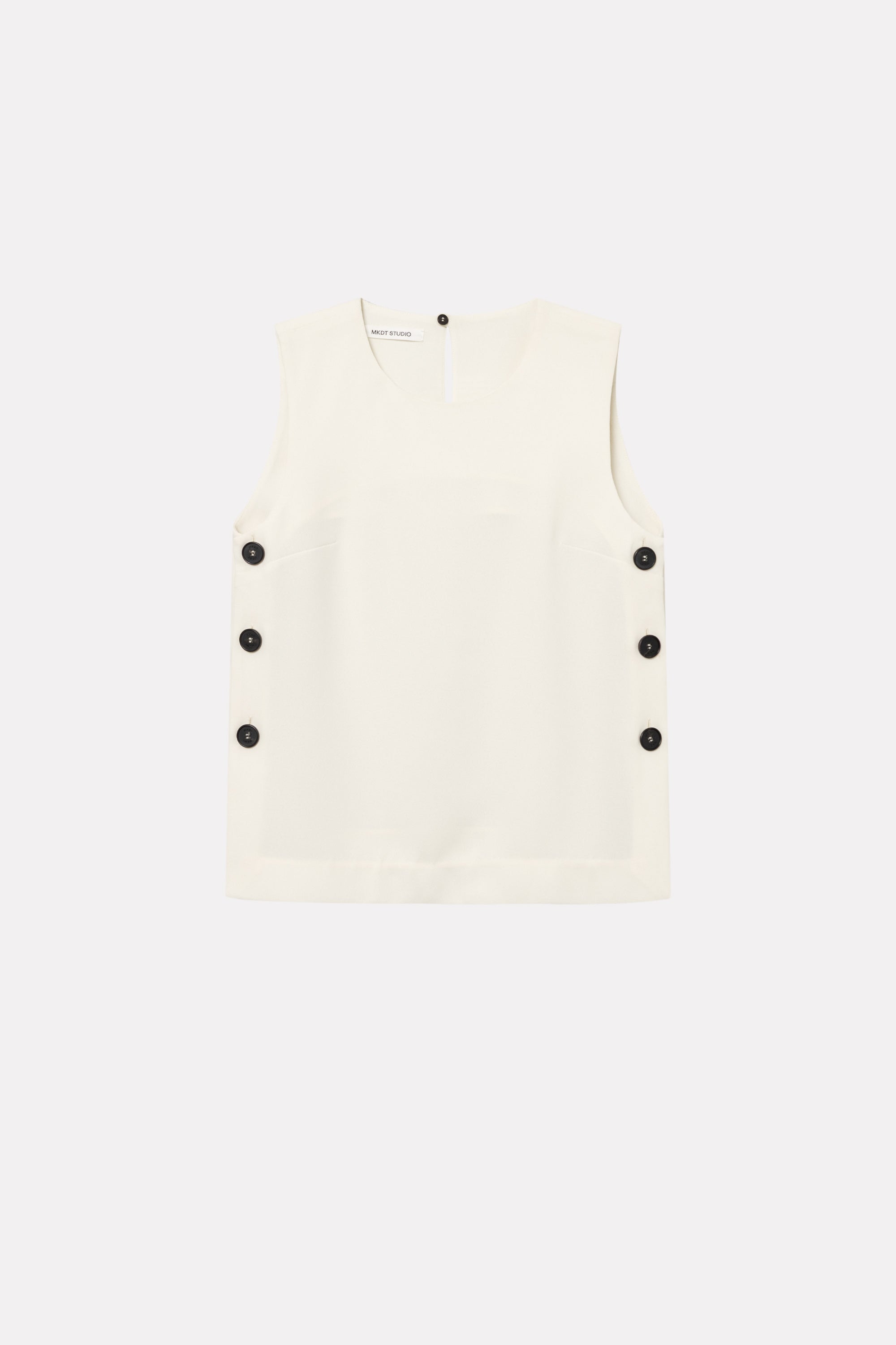 MKDT Studio TENA CREPE GEORGETTE Tops IVORY