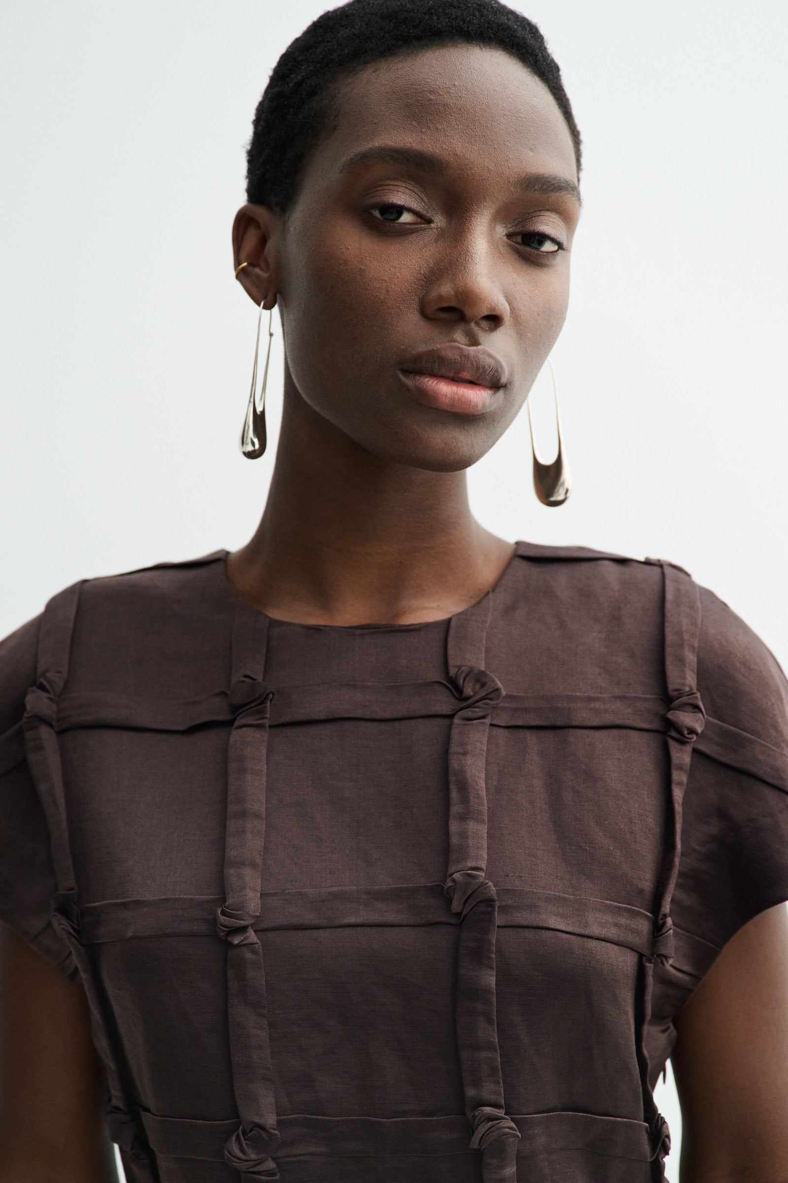 MKDT Studio TOULOUSE-ATELIER LINEN SILK BLEND Shirts DARK BROWN