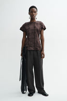 MKDT Studio TOULOUSE-ATELIER LINEN SILK BLEND Shirts DARK BROWN