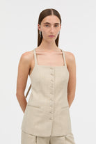 MKDT Studio True Top Blouses SAND