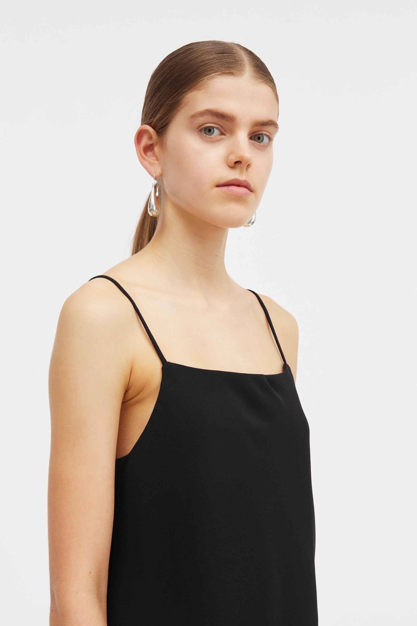 Mark Kenly Domino Tan Tatianna Crepe Georgette Blouses BLACK