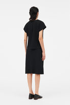 MKDT Studio Tine Crepe Georgette Blouses BLACK