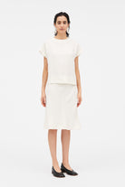 MKDT Studio Tine Crepe Georgette Blouses IVORY