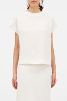 MKDT Studio Tine Crepe Georgette Blouses IVORY