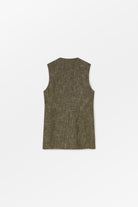 MKDT Studio VALI LIGHT TWEED Vest SEPIA MELANGE