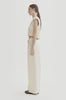 MKDT Studio TADAO-ATELIER SHINY COTTON MIX Vest METALIC CREAM