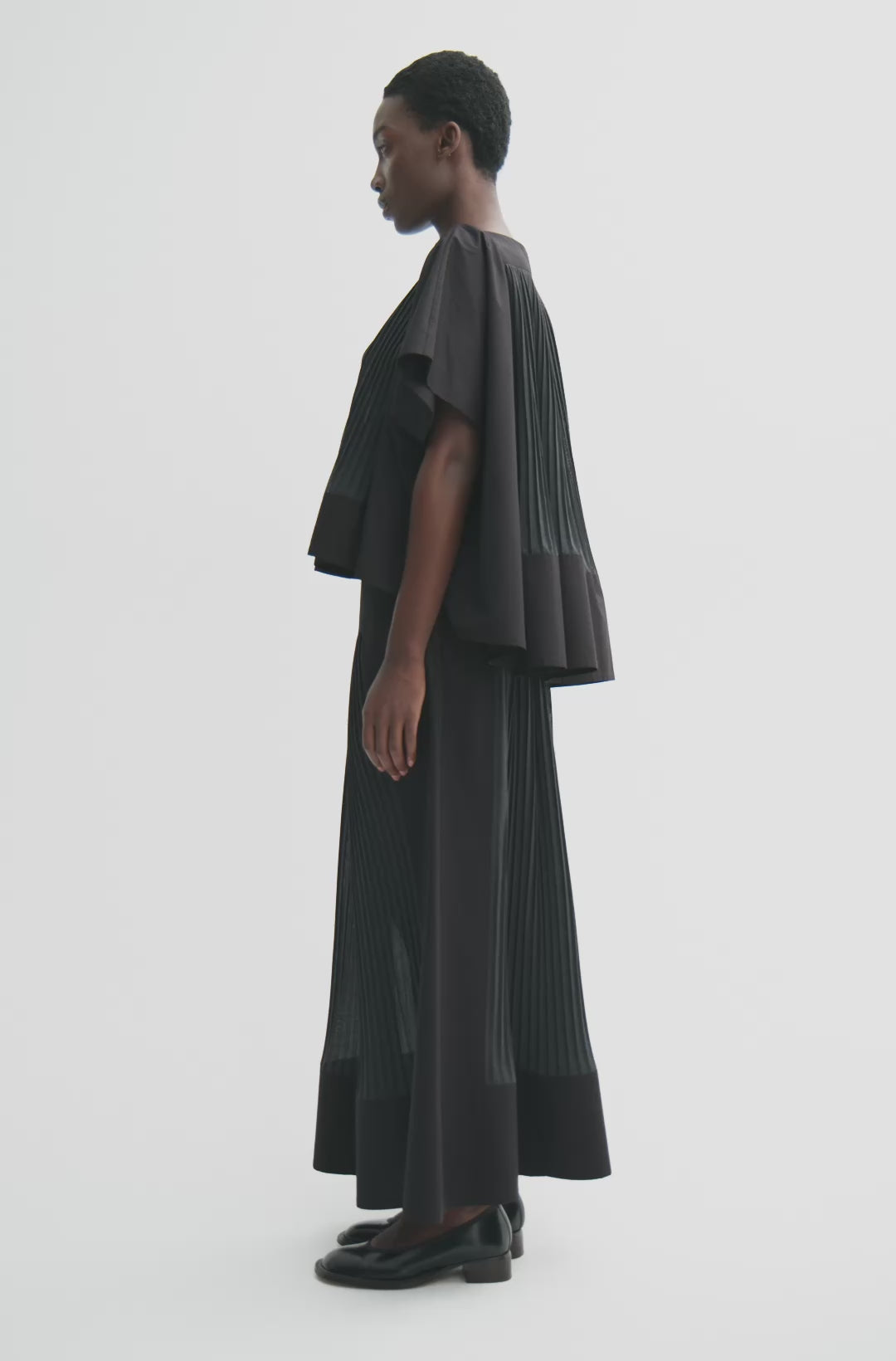 MKDT Studio BEBEL COTTON POPLIN Shirts BLACK